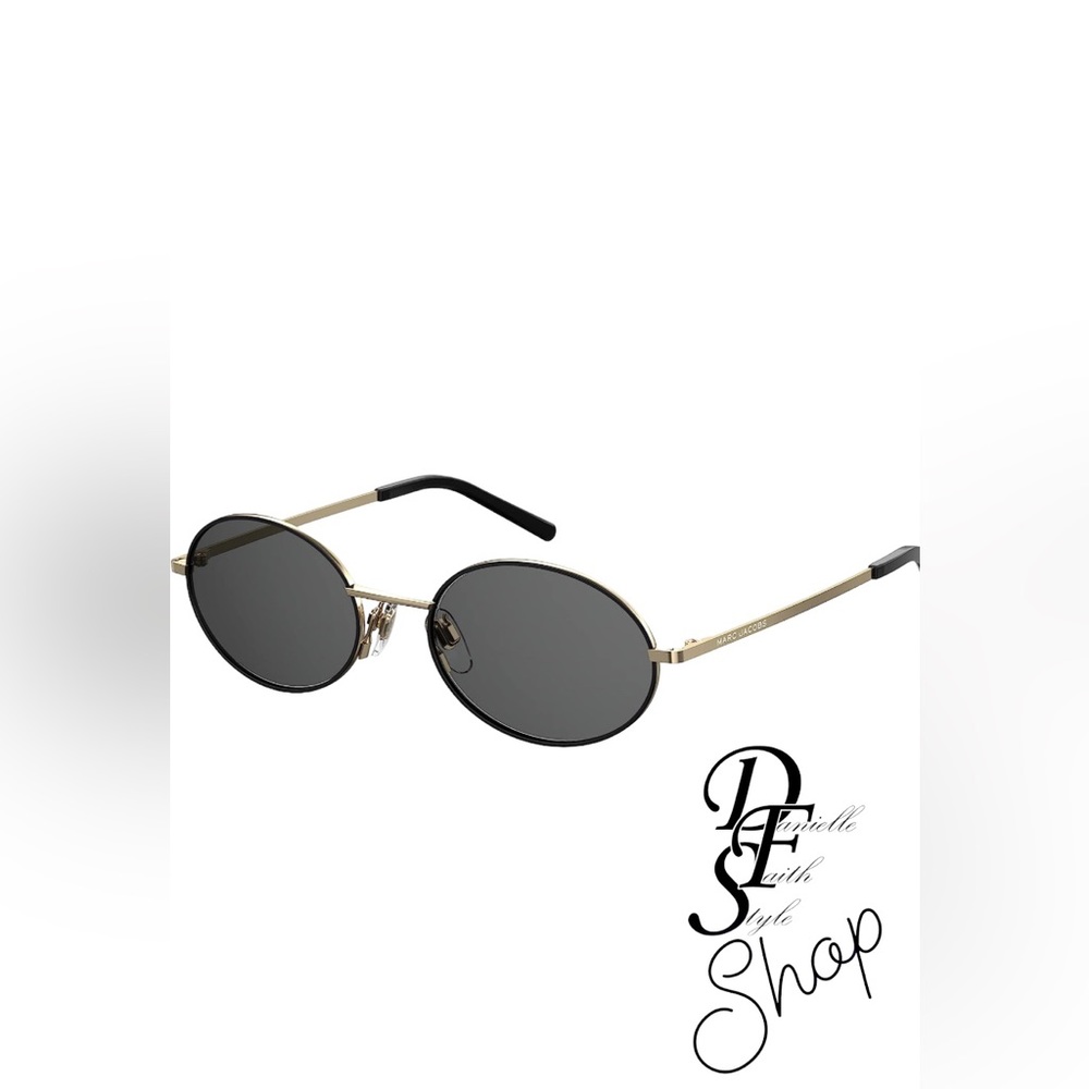 Marc Jacobs Women's Marc 408/S Oval Sunglasses/Gold/Gray